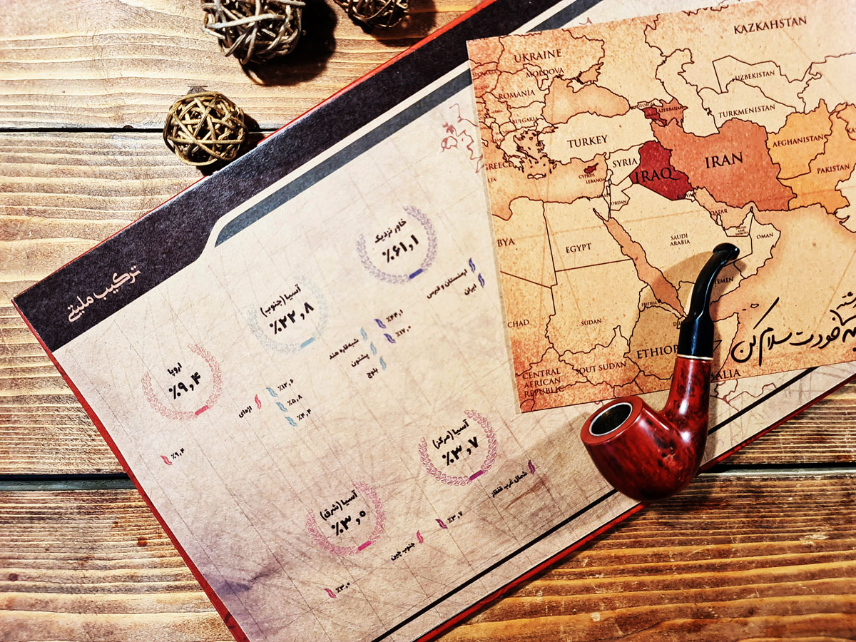نمایش ترکیب ملیتی در گزارش تاریخچه خانوادگی